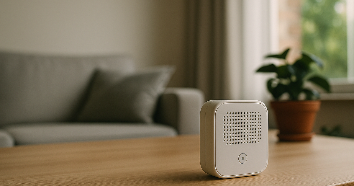 Small apartment living room with a window showing condensation, highlighting the humidity issue.